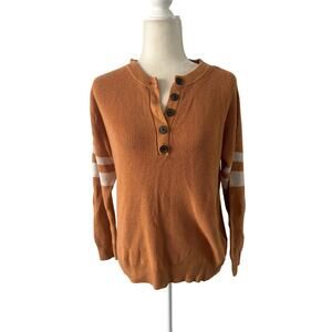 American Eagle Oversized Henley Sweater